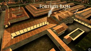 Animation of ancient Roman Fort in Caerleon Wales [upl. by Trebma]