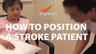 How To Position A Stroke Patient [upl. by Ellan]