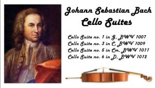 Johann Sebastian Bach  Cello suites in 432 Hz great for reading or studying [upl. by Dlanigger]