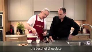 How to make a hot chocolate using an aerolatte milk frother [upl. by Asilegna629]