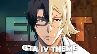 Aizen x Urahara  GTA IV Theme Edit [upl. by Galanti]